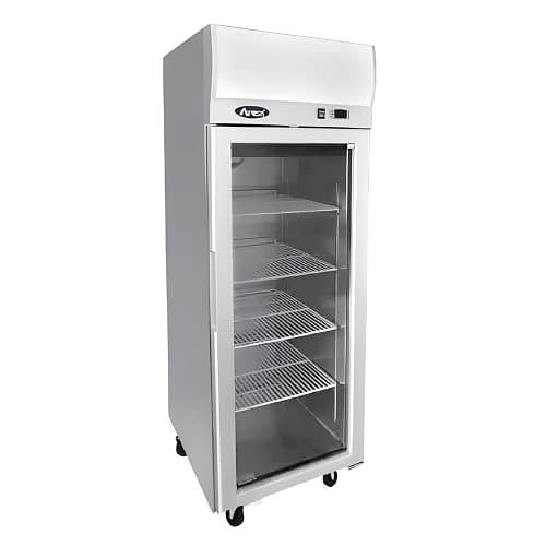 Atosa YCF9401 Upright Glass Door Fridge – 410L, Top-Mounted, R290